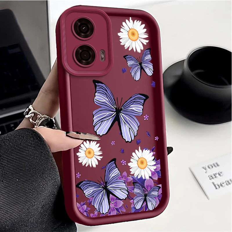 Elegant Butterfly Sky Eye Phone Case - Stylish Protective Cover