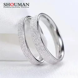 2mm/4mm Simple Matte Narrow/Wide Ring Titanium Steel Ladies Fashion Rose Gold/Silver Wedding Ring Jewelry high quality