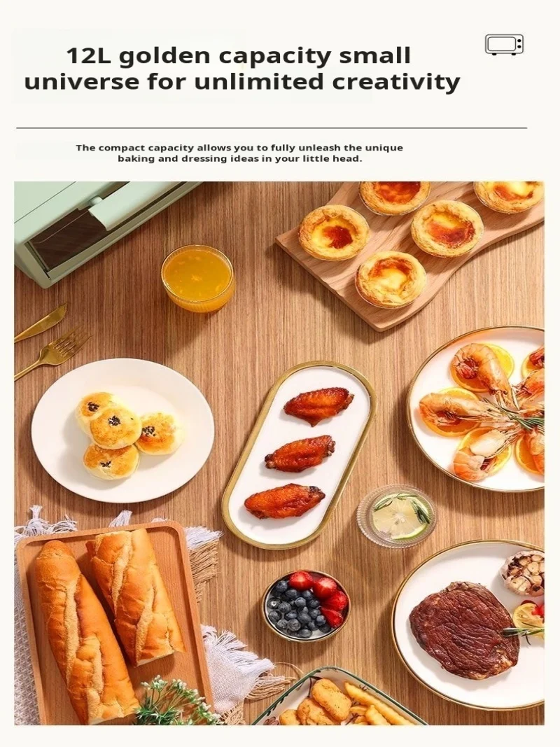 Small Oven household all-in-one mini-oven heated electric oven tart baking large-capacity oven