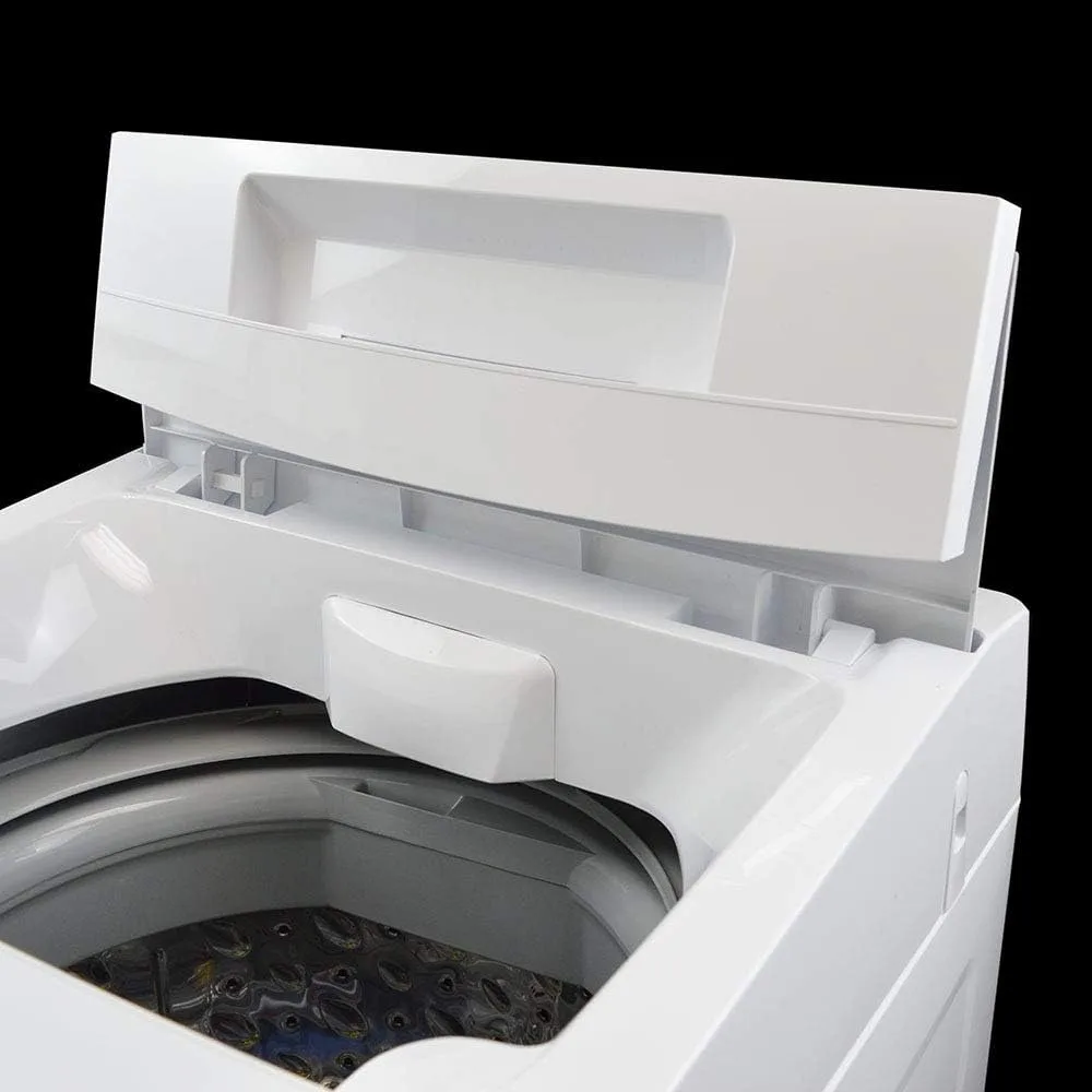 1.70 cu.ft Portable Washing Machine, High-End Fully Automatic Compact Washer, 11lbs Capacity, Folding Window, White