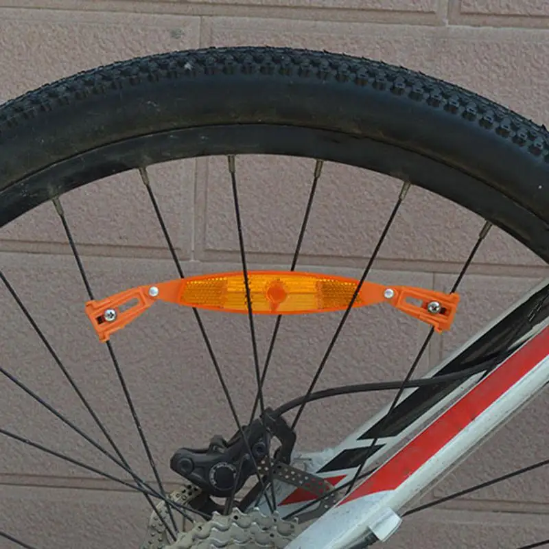 Tire Reflective Spoke 1 Pair Bright Bikes Spoke Reflectors practical Safety Warning Bicycle Accessories For Night Cycling Supply