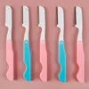 Eyebrow Trimmer Eye Brow Razor Stainless Steel Safety Face Blade Epilation Hairs Brow Removal Shaver Woman Portable Makeup Tools 6
