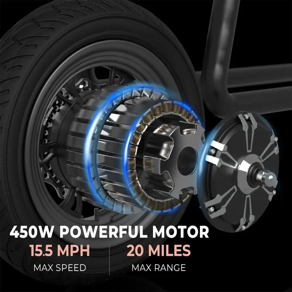 Scooter Carry Basket Commuter R1 450W Brushless Motor 36V-15MPH