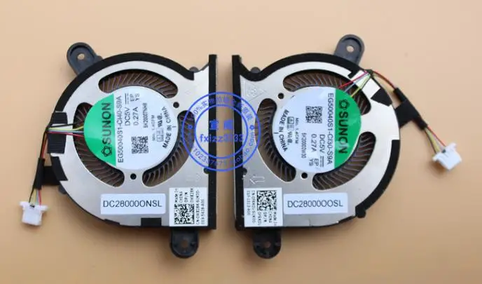 CPU GPU Cooling Fan Lüfter Kühler Für DEll XPS 13 9300 0WX28K 0FRK0V