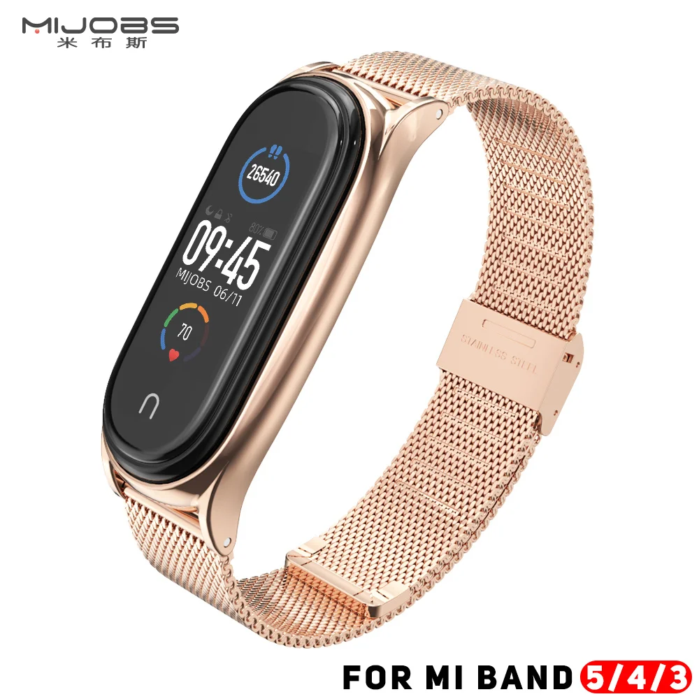 Malla Correa Xiaomi Mi Band 6 Pulsera Metálica Milanese