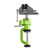 TAIMIMEI 360 Degrees Bench Vise Home Table Vise Clamp-On Vise Aluminum Alloy Swivel Rotating Universal Clamp 5
