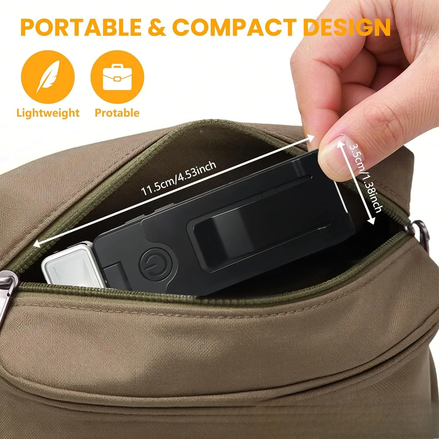 Folding Creative Mini Clip Light Portable Dormitory Bedside Learning Reading Eye Protection Charging Led Book Clip Night Light