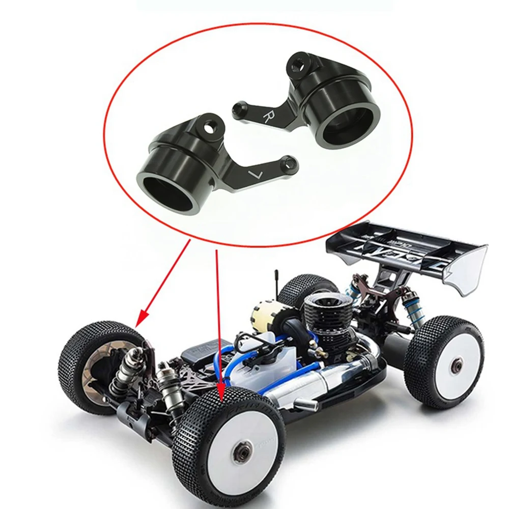 2Pcs Metal Steering Cup Steering Knuckle IF221 for MP10 MP10T MP9 RC Car Upgrade Parts Accessories 5