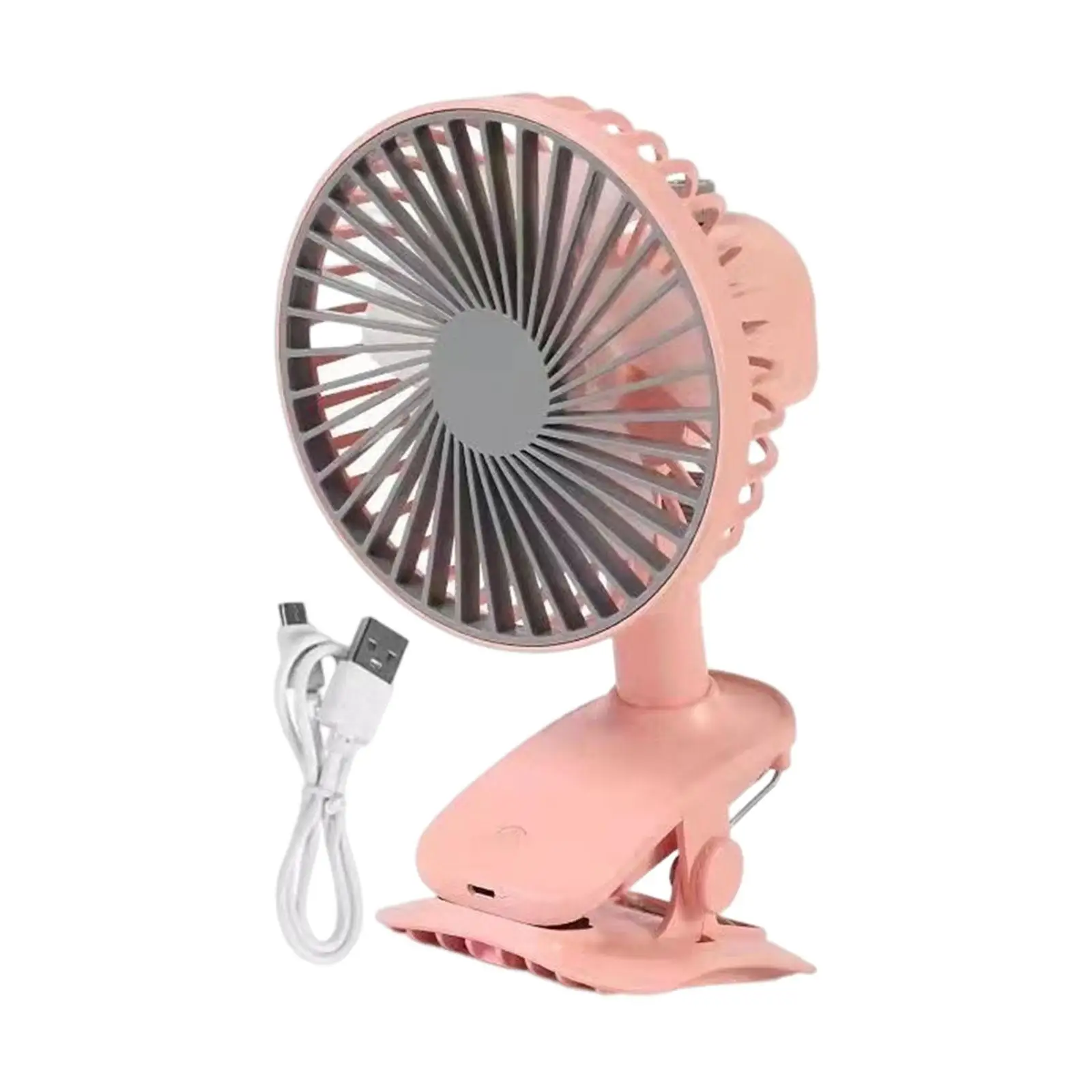 Aazon.co: LUTDNP Portable USB Rechargeable Clip-on Fan, Autoatic