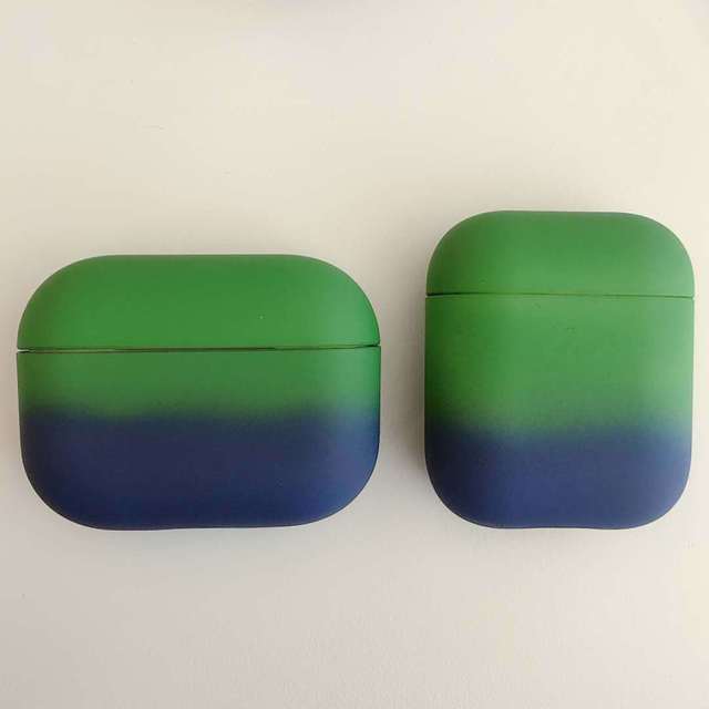 gradient rock sand matte suitable for Airpodspro protective sleeve hard shell bluetooth headset sleeve