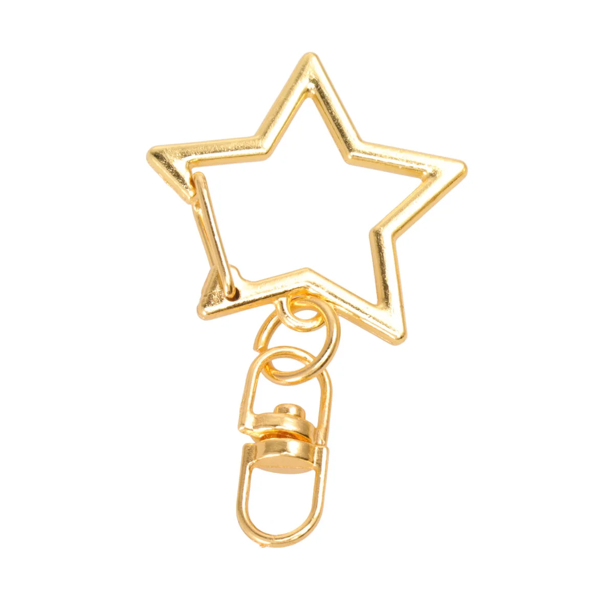 Keychain Key Chain Clip Rings Holder Star Keyring High Business Alloy