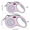 3m 5m Paw Dog Leash For Small Medium Large Dogs Outdoor Lead Walking Puppy Strong Retractable Nylon Rope Yorkies Pet Supplies 6