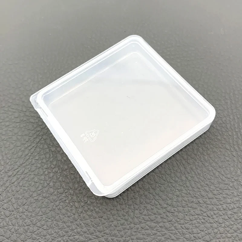 4.4*4.4*0.6cm Transparent Plastic Box Mini Small PP Storage Component Boxs Collection Packaging Plastic Jewelry watch parts Box