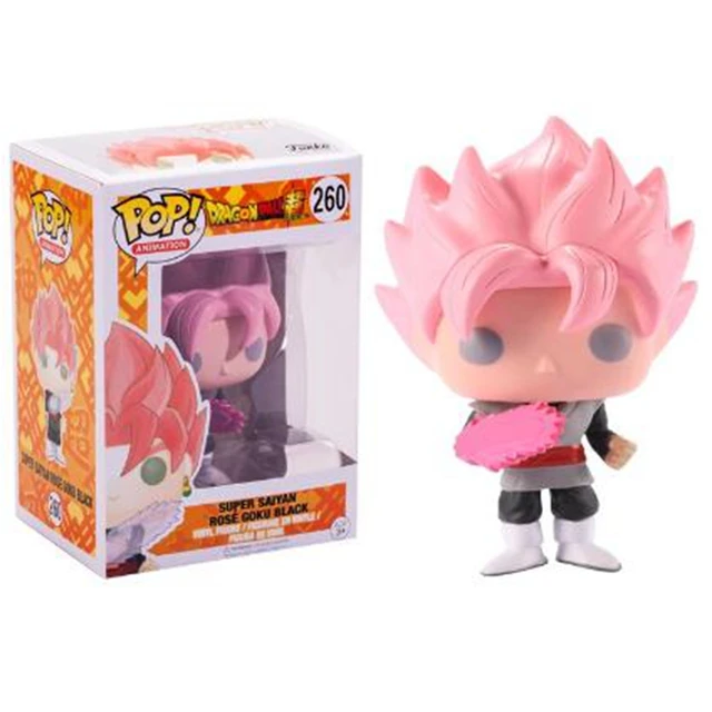 Funko pop dragão super zq bola versão da mão para fazer anime modelo 827 #  ssg super saiyan goku cabelo vermelho modelo brinquedos crianças presente -  AliExpress