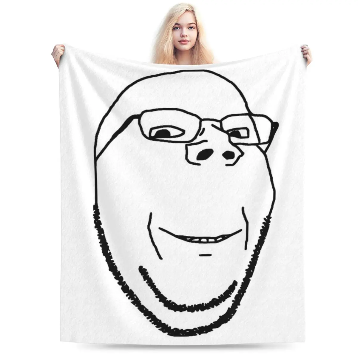 Wojak Nothing Ever Happens: The Perfect Blanket for Quiet Moments of ...