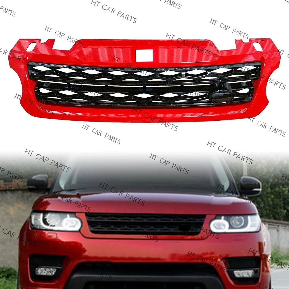 

Car Front Bumper Upper Grille Grill with Emblem For Land Rover Range Rover Sport Rde 2014 2015 2016 2017
