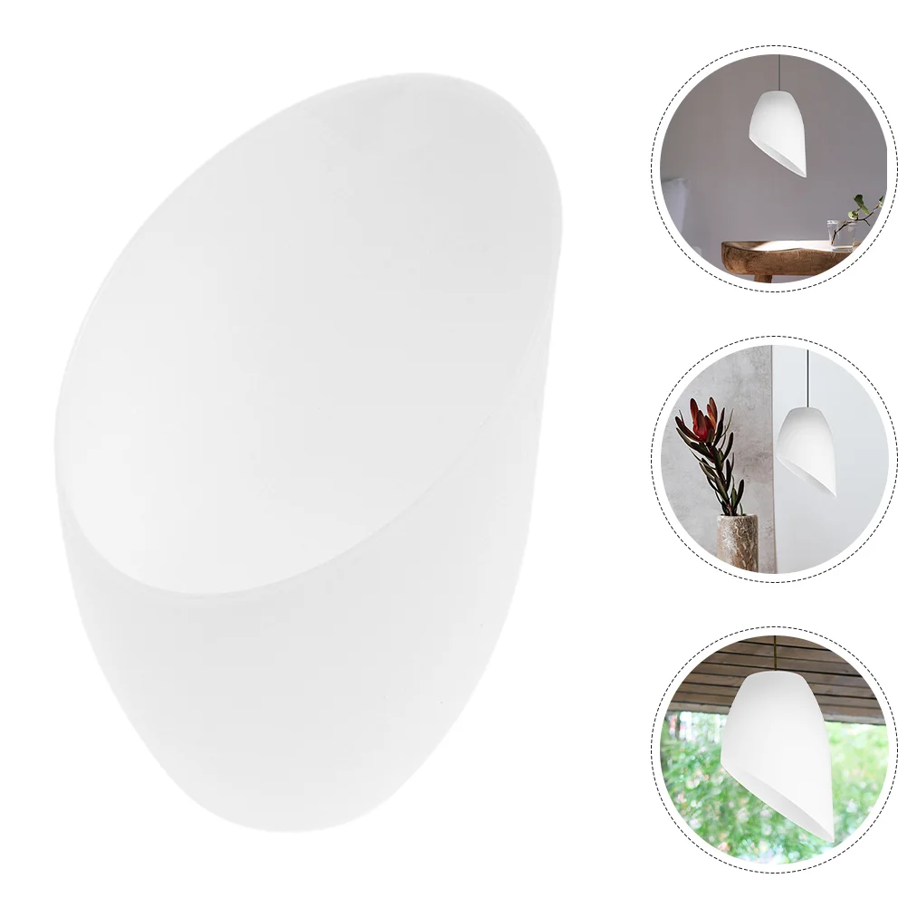 

White Plastic Lamp Shade Horseshoe Lamp Cover Table Lamp Shade Horseshoe Light Cover Lampshade Replacement Light Fixture