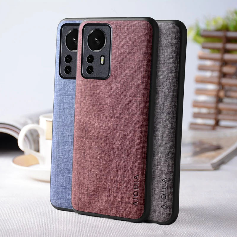 Premium PU Leather Waterproof Phone Case with Cross Pattern