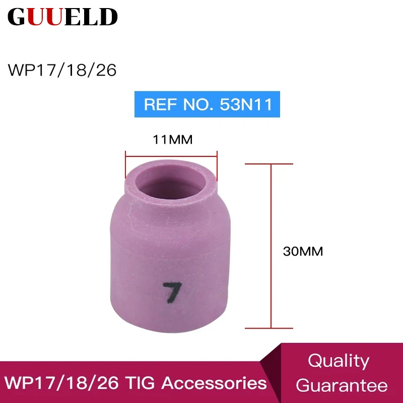 Kit Back TIG Per Torce Saldatura WP-17/18/26 - 5 Pezzi 57Y02 (Cappucci Posteriori Lunghi) - Foto 6