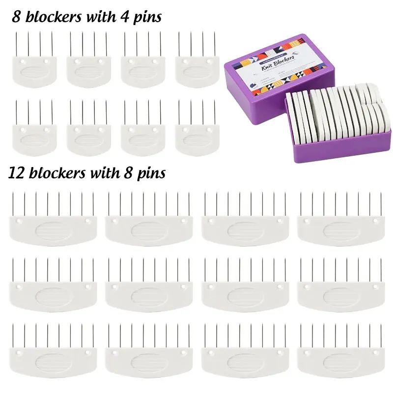 Blocking Pins For Knitting Knit Blockers And Pin Kit Blocking Knitting  Crochet Lace Or Needlework Projects Extra 100 T-pins For - AliExpress