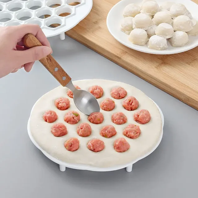 19 Holes Dumpling Maker Dough Press Ravioli Making Mould Mold DIY Pasta Form Hot Kitchen Accessories - Image 2