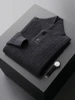 Yoyoselect Men Autumn Winter Sweater 100% Cashmere Luxury Pullover V Neck Thick Warm Casual Smart Jumpers Quality Knitwear Tops 6