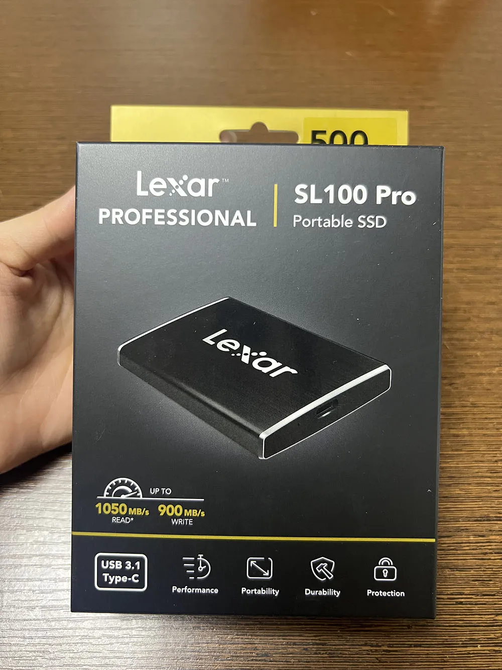 Lexar Professional SL100  ޴ SSD 950 ްƮ/ а 900 ްƮ/  ޴  Ʈ Ʈ ̺ USB 3.1 500GB 1 ׶Ʈ