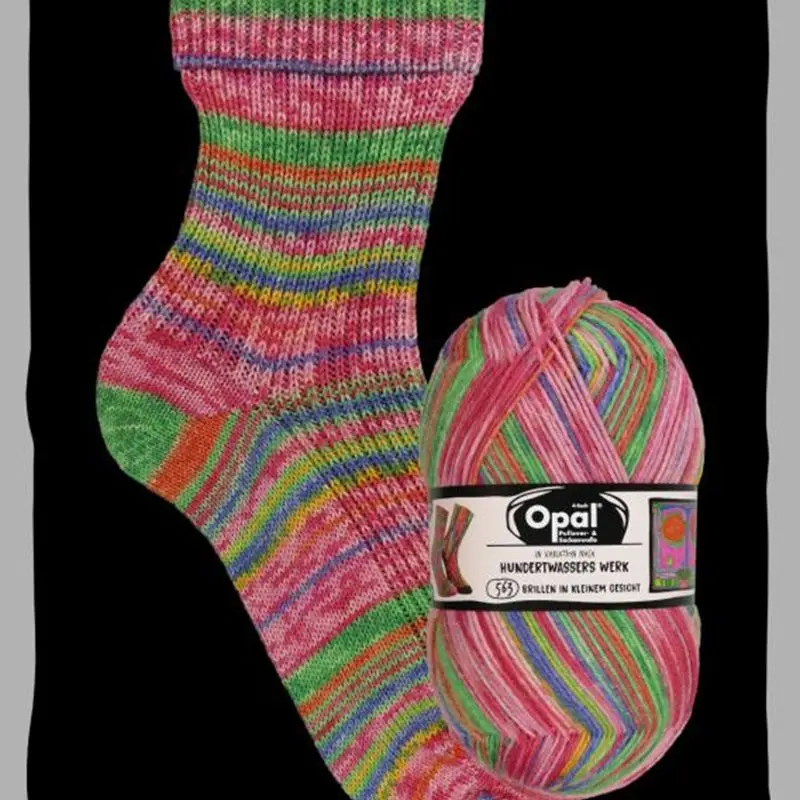 100g Limited Edition Wool Thread German Oil Painting Series, Medium Coarse Jacquard Dyed Thread, Hand Woven Socks and Scarves 5