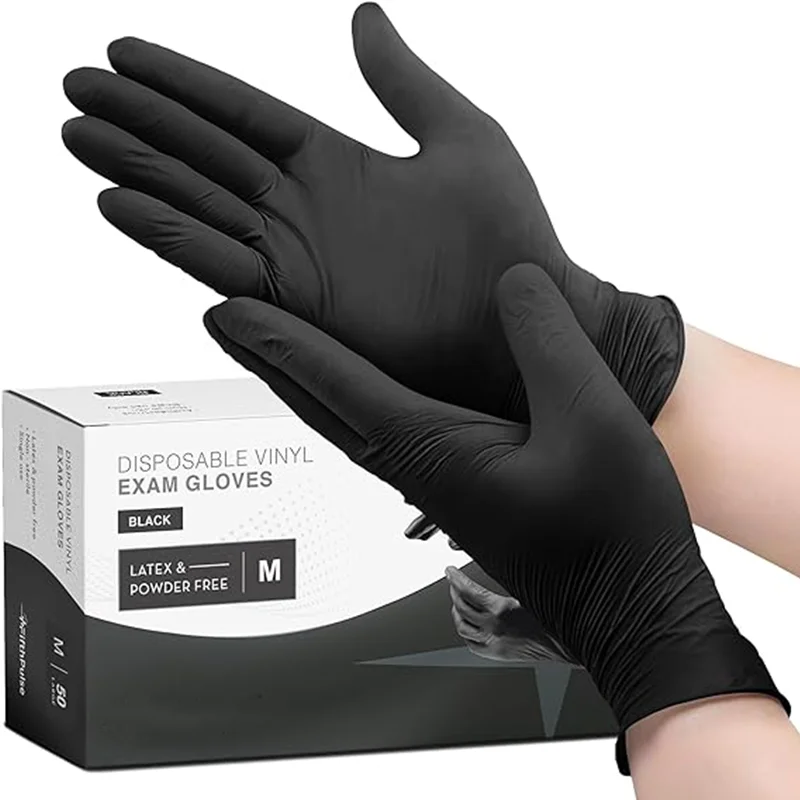 WaveForm Blue Nitrile Disposable Exam Gloves - 4 Mil, Latex & Powder Free (Medical Grade)