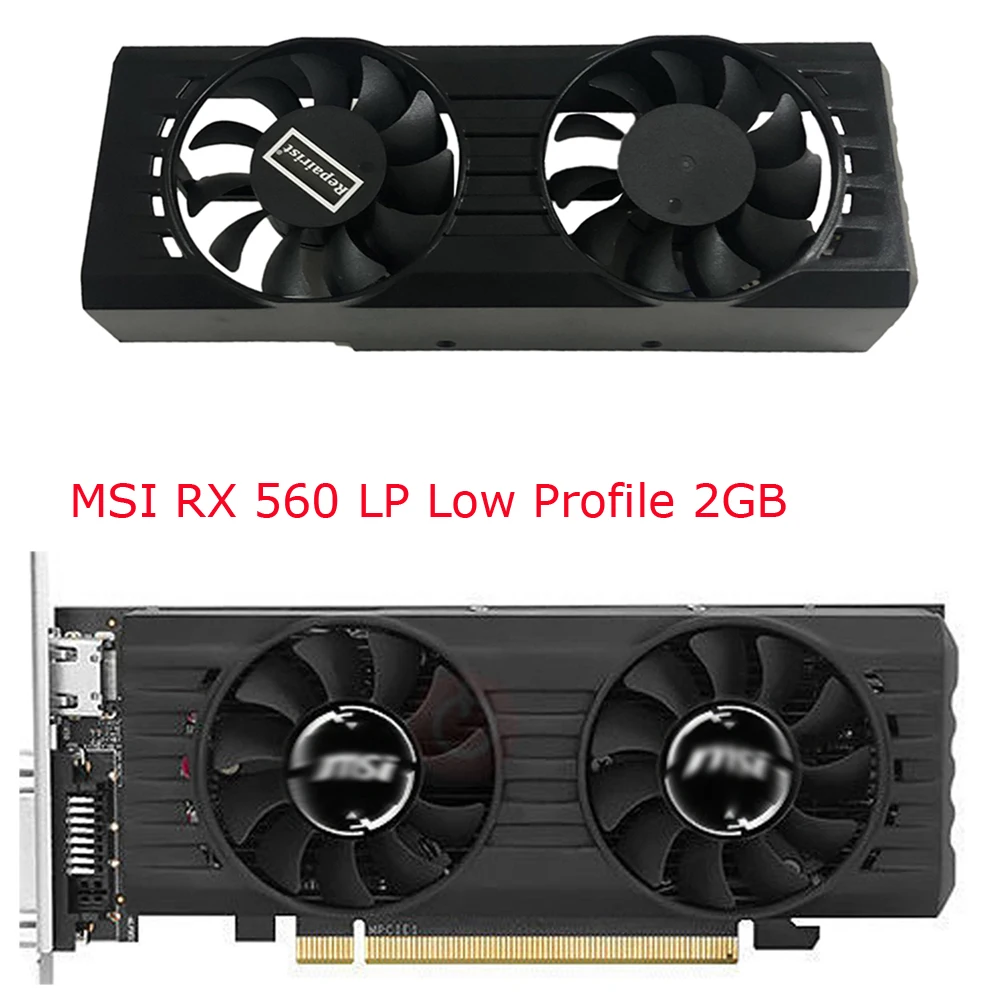 Gpu cooler-グラフィックカードファン,HA5510H12SF-Z msi rx460