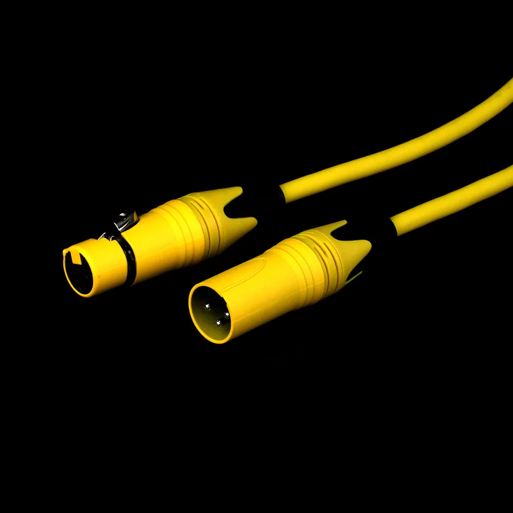 Фото 3-контактный разъем XLR от мужчины к женщине OFC Экранированный медью удлинительный кабель XLR для микрофона, микшера, усилителя, Сценической акустической системы записи №4