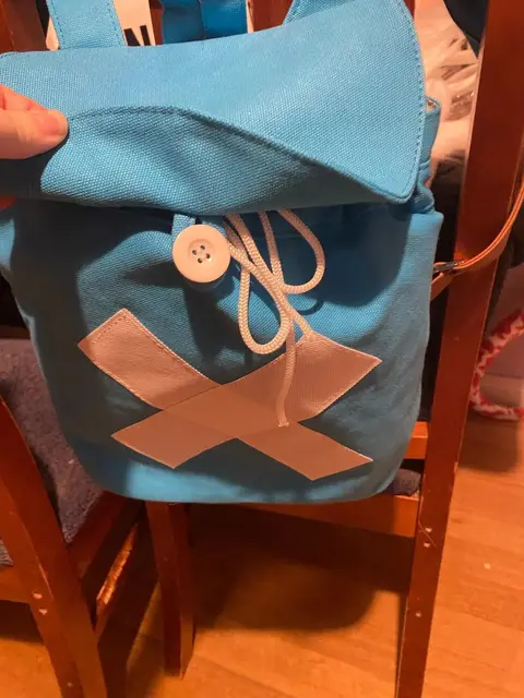 MIUNIKO Unisex Anime Cosplay Tony Chopper Blue Canvas School Backpack One  Piece Shoulder Bag