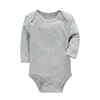 Solid Colour Baby's Rompers Cotton Bodysuit For Newborns Four Season Long Sleeve Infant Baby Girls Boys Clothes Jumpsuit 3-24M 5