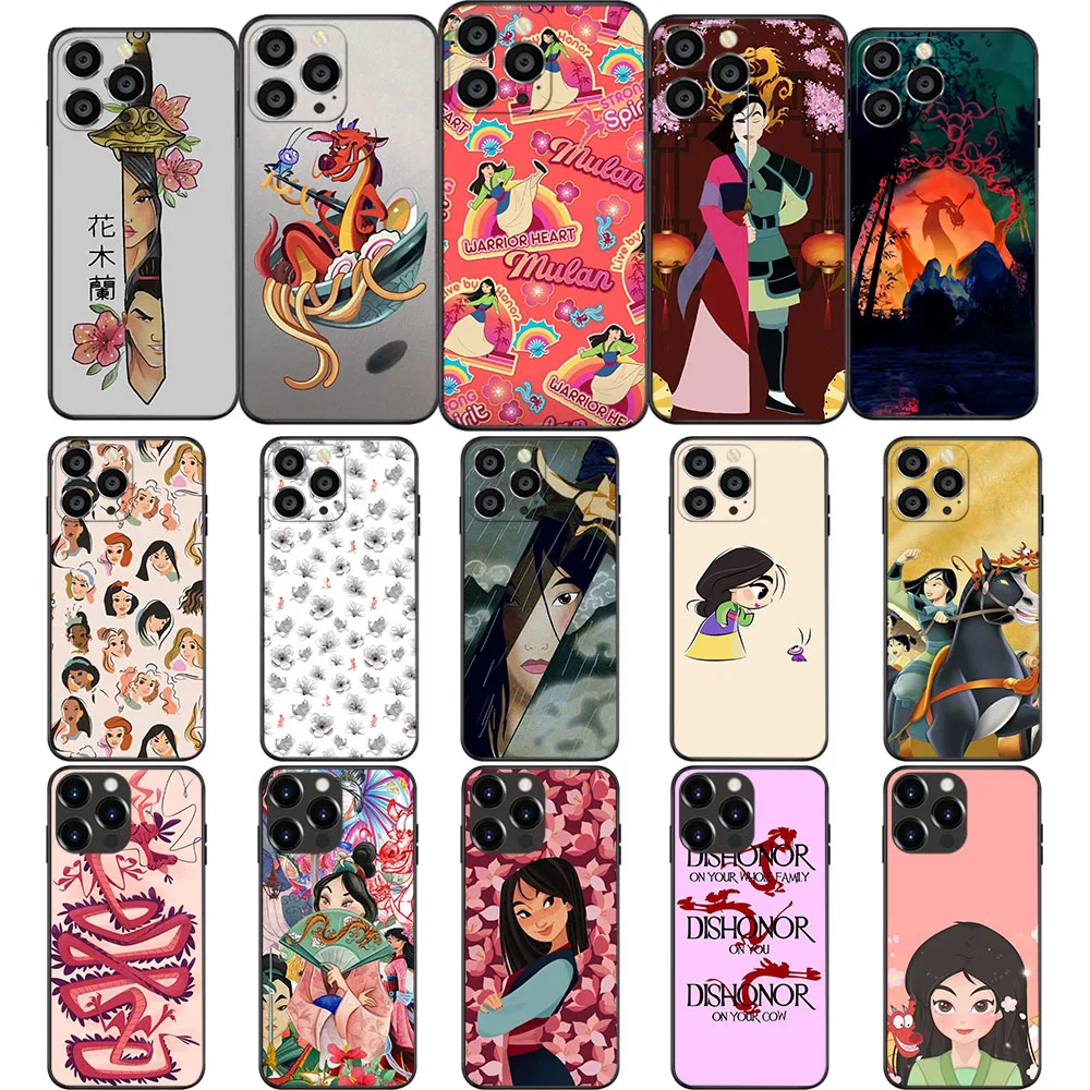 Ny-81 Princess Mulan Custodia Morbida Per Oppo F17 Reno F11 A73 F17 F7 F9 F9 Find X3 2 4 4F A94 F19 5 5F Pro Lite