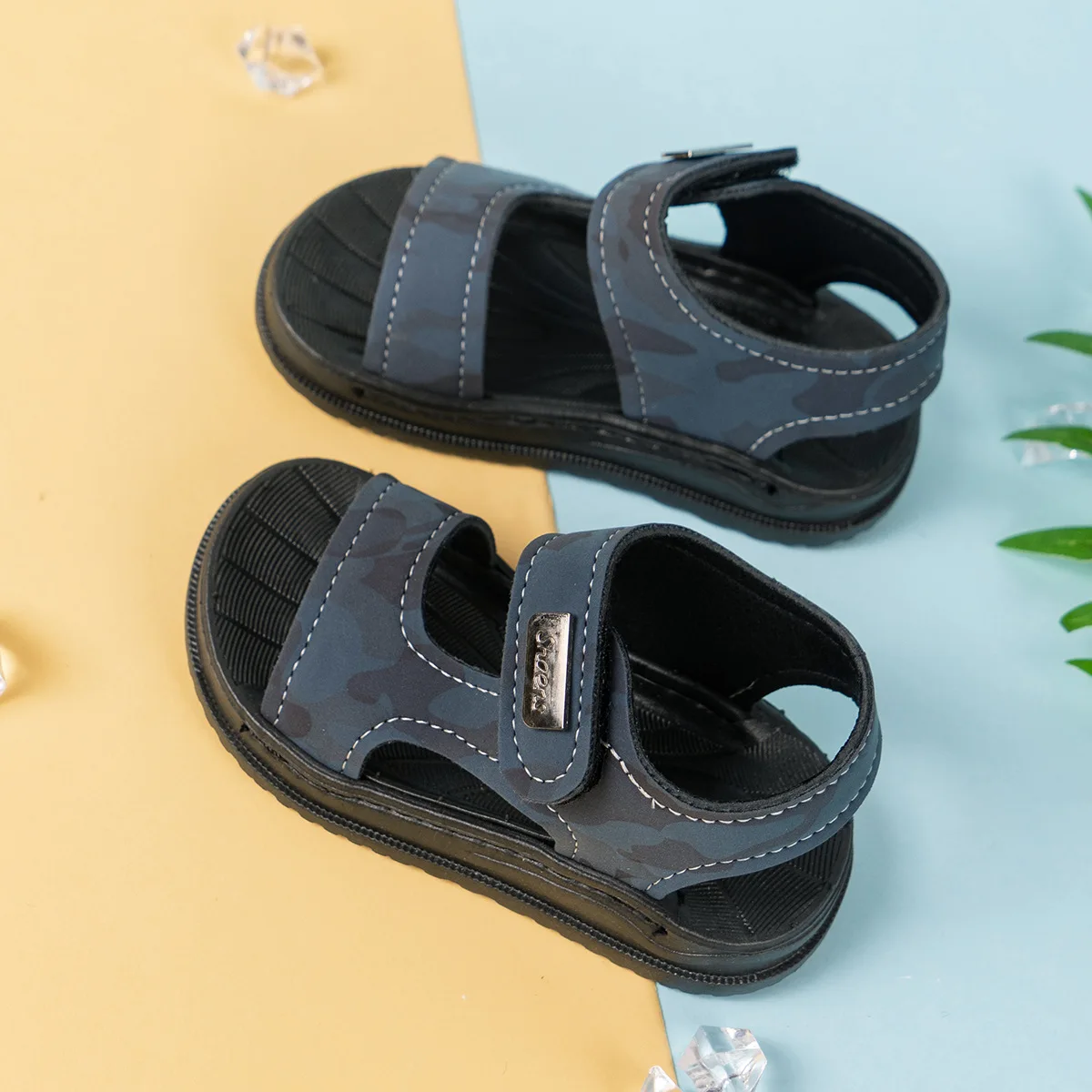 Summer New Boys Shoe Anti Slip Childrens Shoe Soft Soled Sandal Versatile Casual Shoes Comfort Baby Beach Shoes Simple Kid