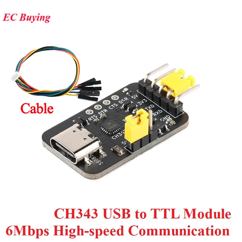 CH343USBTypeCtoTTLSerialPortBoardConversionmodule6MbpsHigh