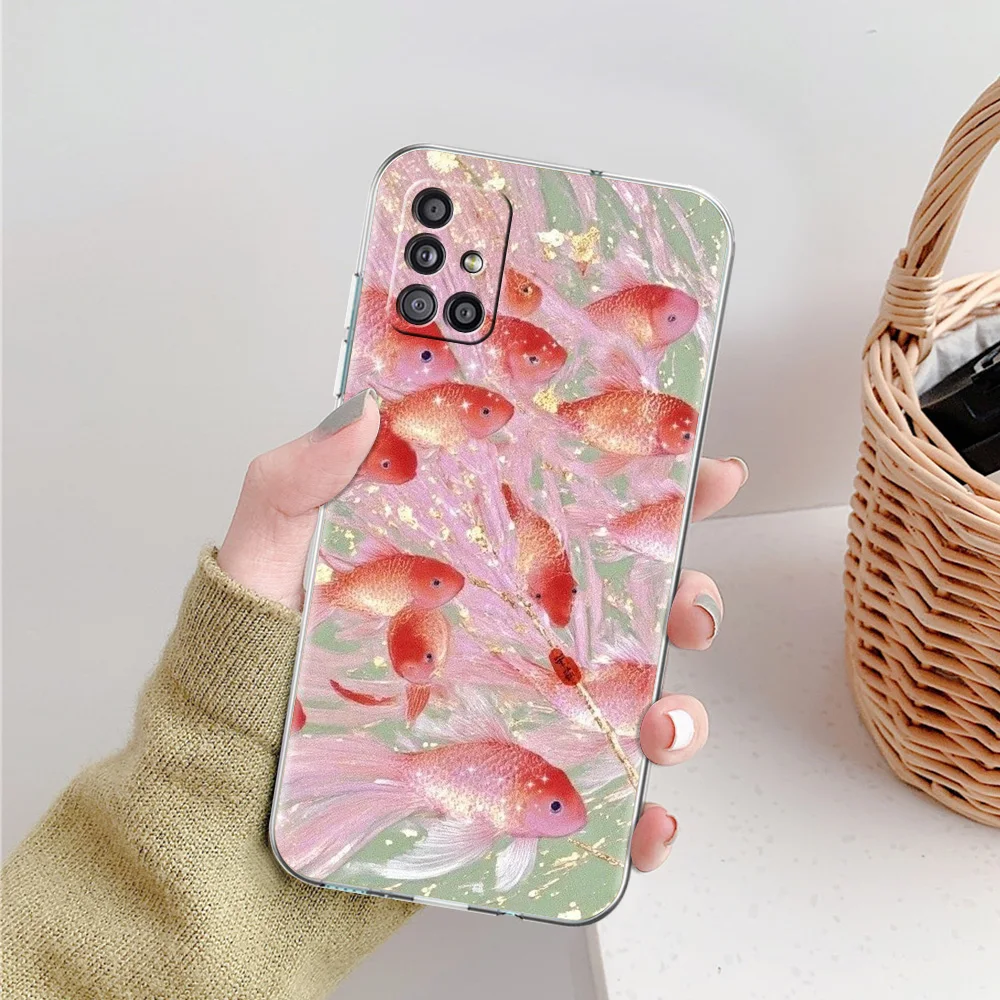 Floral Fantasy Fairy Fish Phone Case Cover