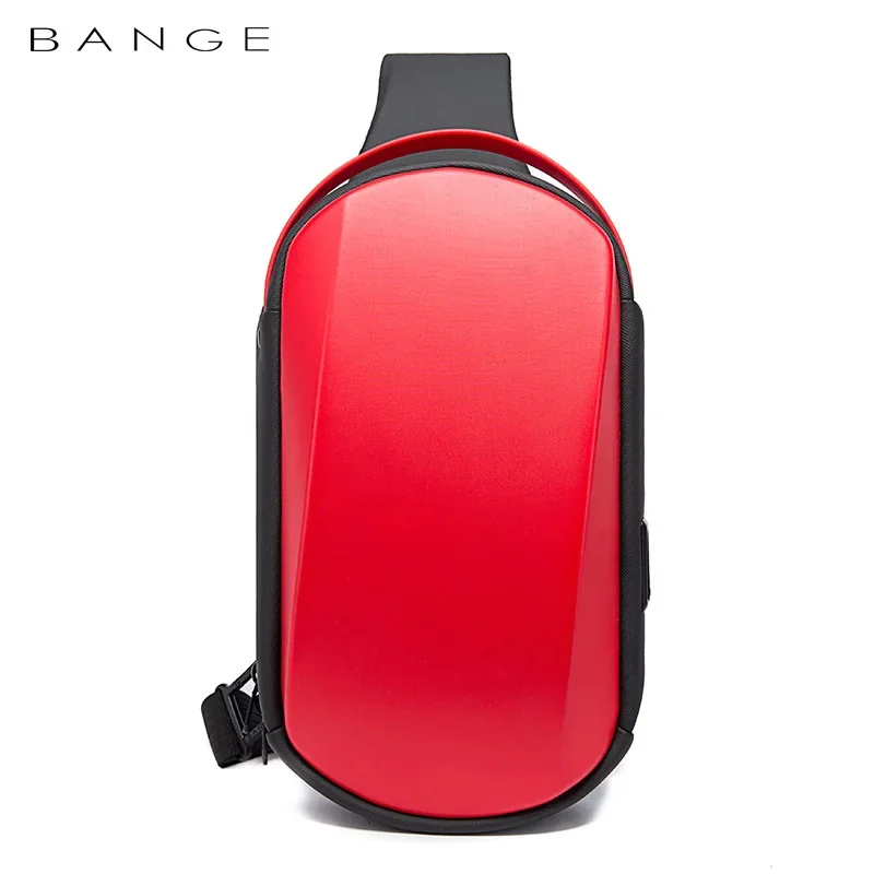 

BANGE новая многофункциональная сумка через плечо с USB Мужская водонепроницаемая дорожная сумка-слинг из ТПУ сумка-мессенджер нагрудная сумка для мужчин