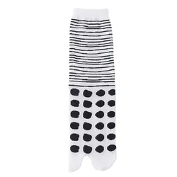 Japanese Style Cartoon Plant Art Tabi Socks - Harajuku Cotton Long Two - Toed Fashion Socks - EU 38 - 43 (Dots)