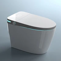 Smart Toilet, Luxury Automatic Flush Intelligent, No water pressure limit, Bowls Rimless Water Closet Wc, with Remote Control 1