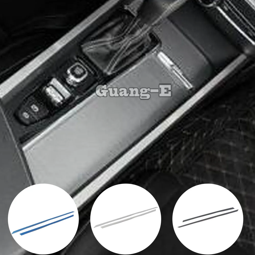 

Stainless Steel Interior Shift Head Gear Water Cup Outer Trim Strip Decorative Frame 2pcs For Volvo XC60 2018 2019 2020 2021