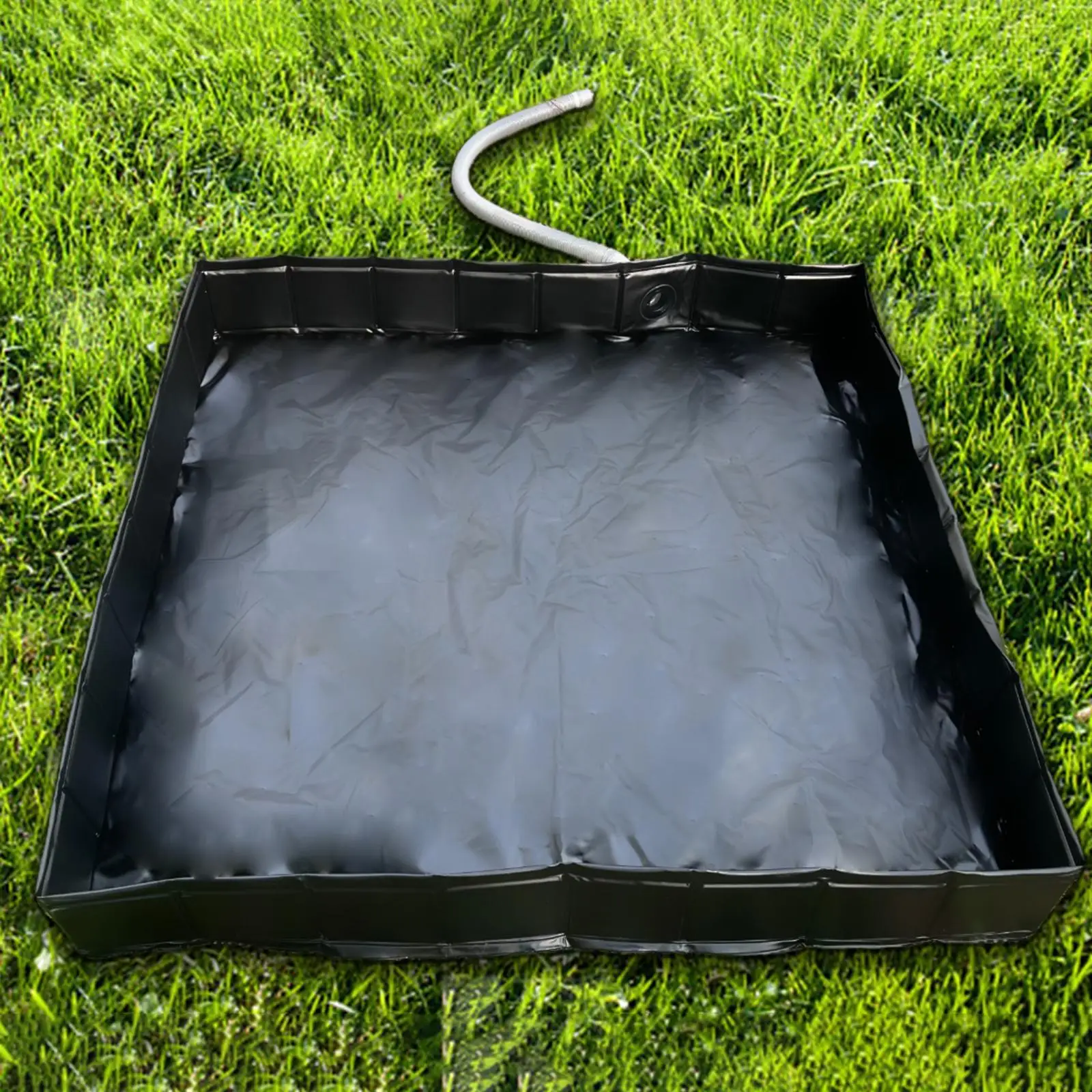 Camping Shower Base Awning Base Portable Foldable Shower Pan With Drain Sunshade Canopy for Indoor Outdoor Tailgate Stal