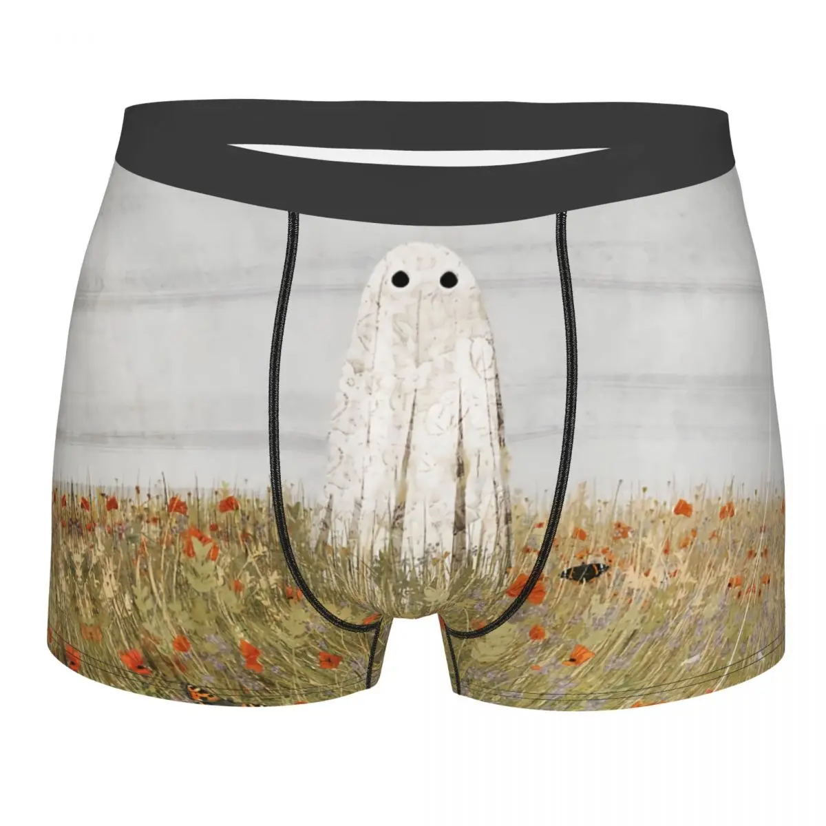 

Ghost Walter In The Poppyfield Underpants Homme Panties Man Underwear Ventilate Shorts Boxer Briefs