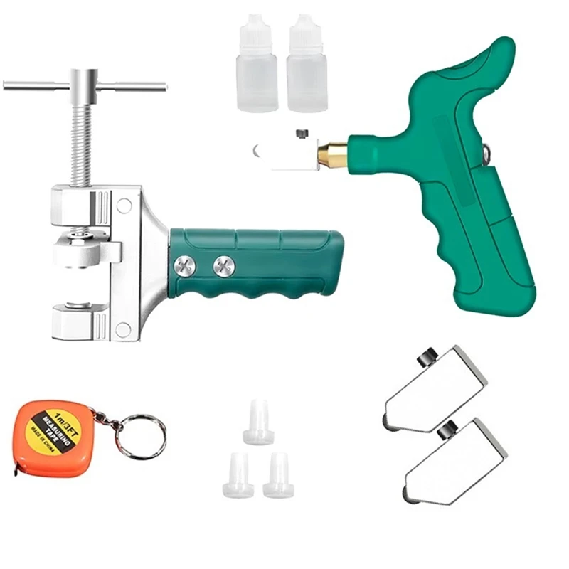 ABBN-Professional Glass Cutter Cutting Tools Diamond Glass Tile Cutting Tool Manual DIY Tile Tool Set