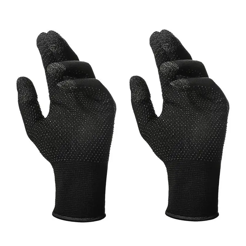 Guantes Térmicos de invierno para hombres y mujeres, protectores de manos para pantalla táctil, para clima frío, cálido, para congelador, trabajo, antideslizantes, 2 piezas