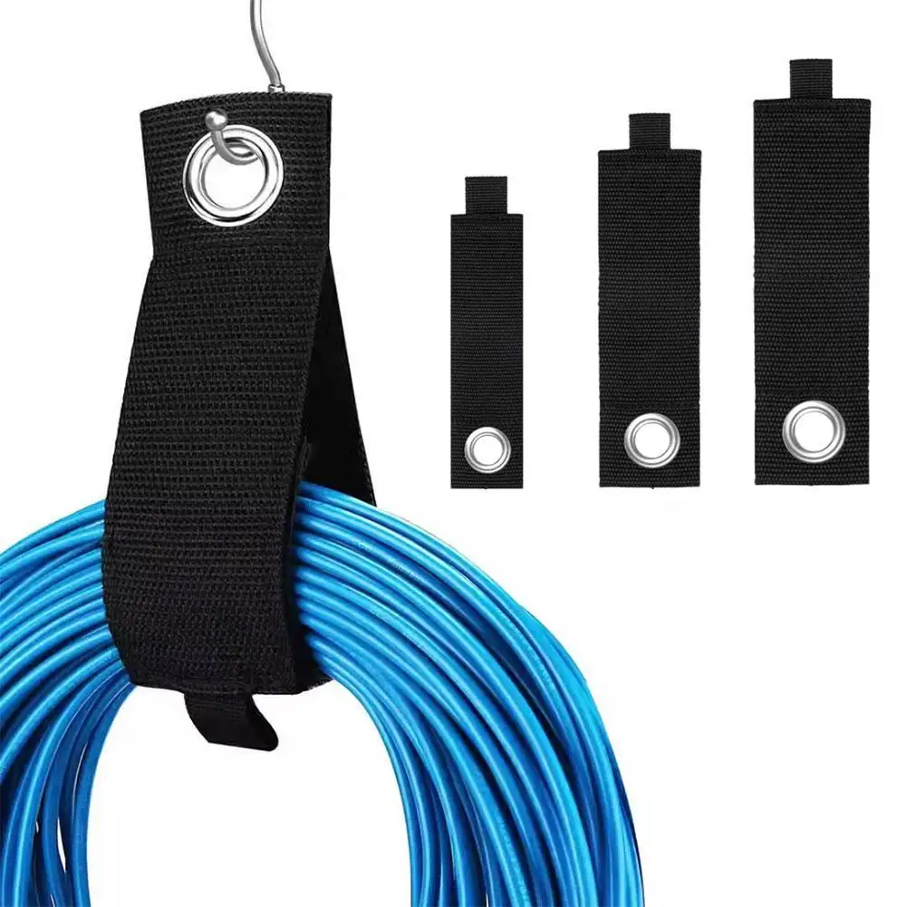

1PCS Heavy Duty Extension Cord Holder Organizer Hook Loop Storage Strap for Car Trunk Tools Organizer also for House Basement