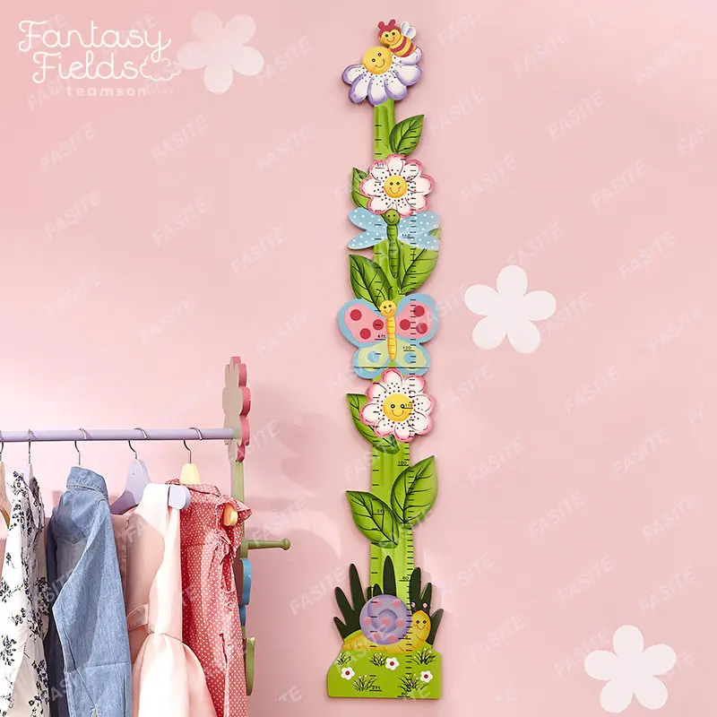 Fanduoqi theme children room growth brand children's height measuring ruler wooden painted theme blessing bag