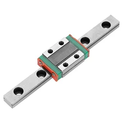 Enhanced Miniature Linear Rail with Slide Block - 9mm Width (100mm)