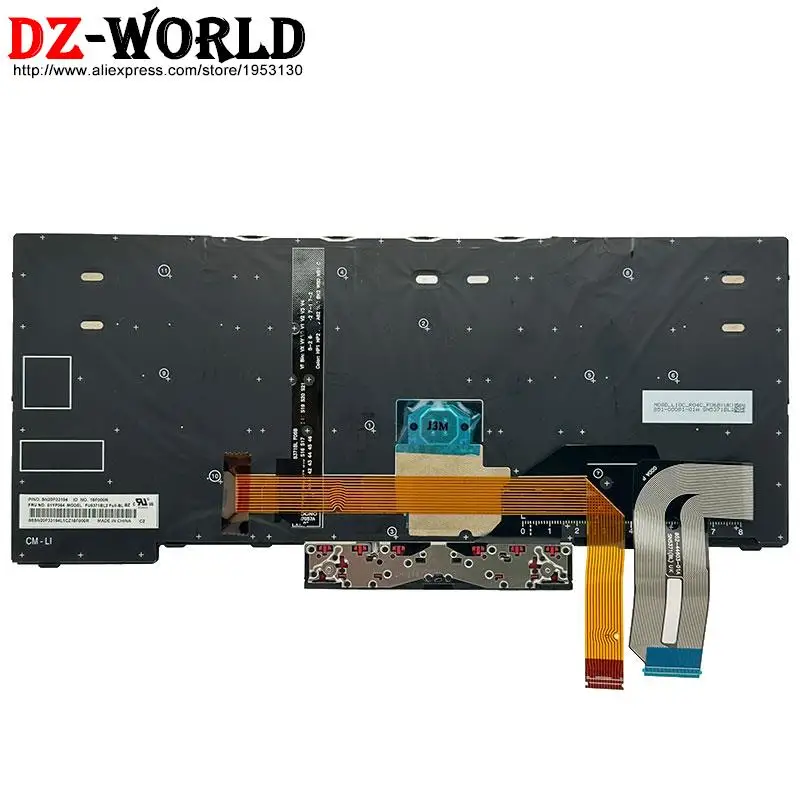 HSSDTECH Clavier US Avec Rétroéclairage Pour Ordinateur Portable Lenovo Thinkpad T14 Gen1 Gen2 P14s Gen1 Gen2 E480 E485 L480 T480s E490 E495 T490 T495 L490 L380 L390 P43s 5n20vv Noir 44048