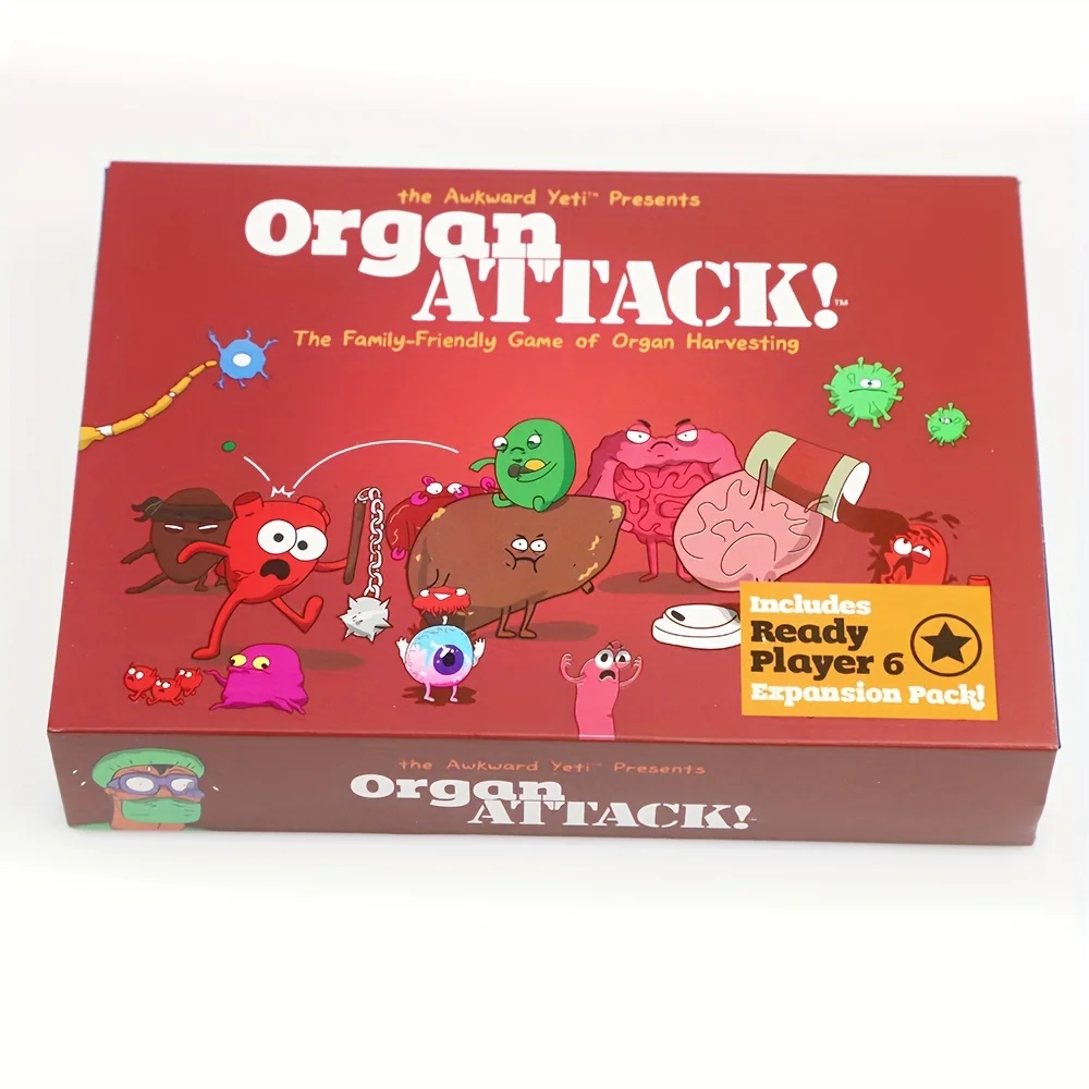Organ Attack! Tabletop Card Game Pop Bunny Board games card games board games